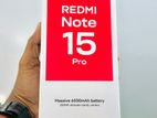 Xiaomi Redmi Note 15 Pro 256GB (Brand New)