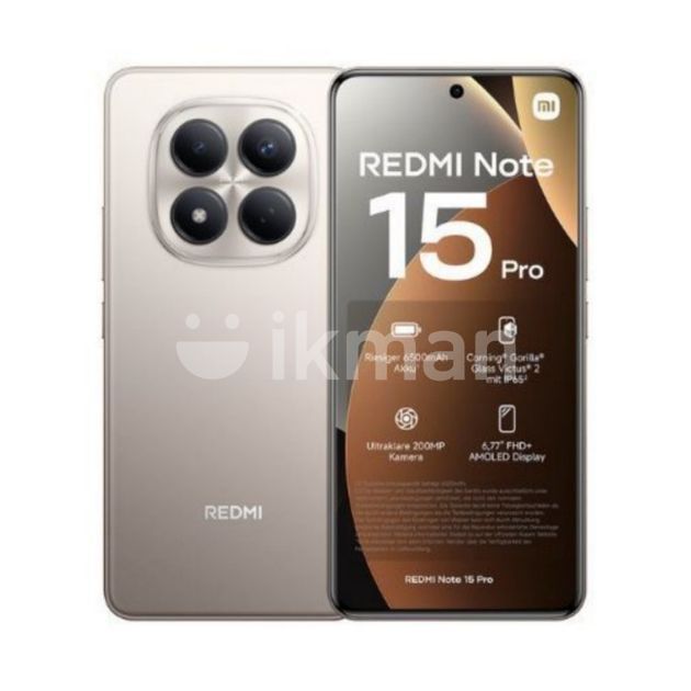 Note Colombo Xiaomi Redmi Note 15 Pro 8GB 256GB (Brand New) | ikman