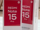 Xiaomi Redmi Note 15 Pro 8GB/256GB (Brand New)
