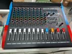 XM8D 8 channel Professional Sound mixer console (with Amp)Bluetooth