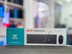 YAKS K01 Business Wired Mouse with Keyboard Combo