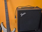 Yamaha 5 Strings Bass with Fender Amplifier