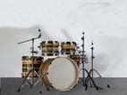 Yamaha 5pc Drum Set With 2 Cymbals