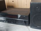 Yamaha amp and sony speakers