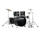 YAMAHA Gig maker 5Pc Acoustic Full Drum Set With Cymbals & Seat - Black