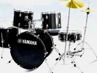 Yamaha GIG Maker 5Pc Acoustic Full Drum Set With Cymbals & Seat (Black)