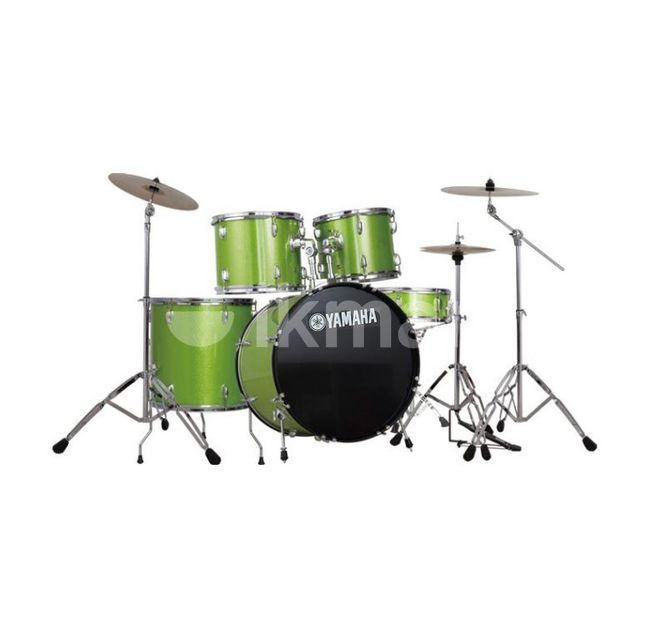 Yamaha Gig Maker 5Pc Acoustic Full Drum Set With Cymbals and Seat for ...