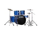 YAMAHA Gig maker 5Pc Acoustic Full Drum Set With Cymbals / Seat - Blue