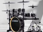 Yamaha Portable 5 Pc Acoustic Stand Drum Set With 3 Cymbals