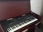 yamaha PSR E453 keyboard with full case and stool