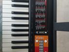 Yamaha PSR F51 and Box Guitar