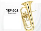 Yamaha YEP-201S Silver 3-Valve Euphonium For Brass Band & Orchestras