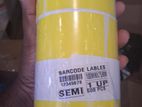 Yellow Color Barcode Sticker Roll
