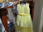 Girl Yellow Party Frock