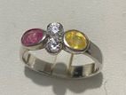 Yellow Sapphire Pushparaga Mehengi Ring