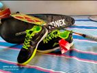 Yonex 88d Play Racket With Li-Ning Ultra IV Cushion Badminton Shoes