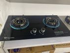 Zesonic 2 Burner Tempered Glass Gas Hob