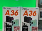 ZTE Blade A36 2GB/64GB (Brand New)