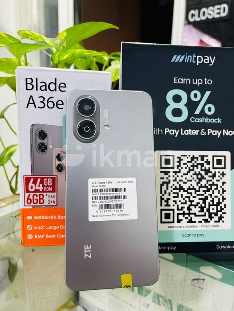 Mobiware ZTE nubia A36e 4GB 64Gb (Used) | ikman
